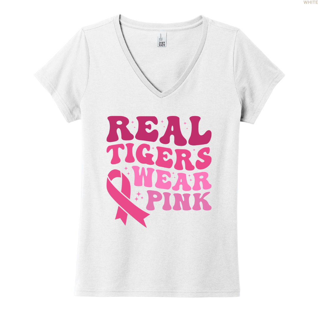 Real Tigers Wear Pink Women's Tees