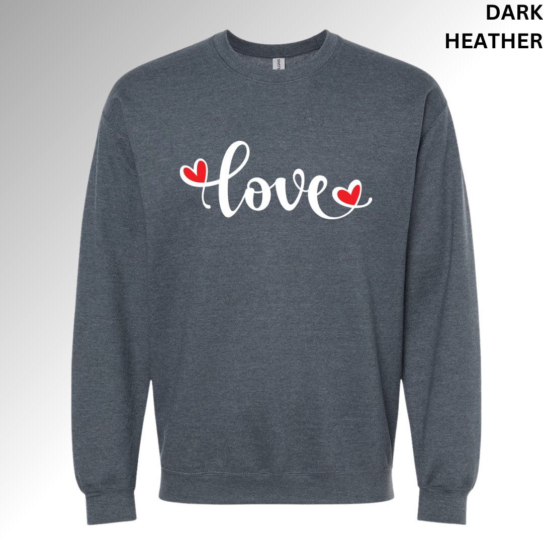 Love Valentine Graphic T-Shirt | Cute Heart Design Tee, Hoodie, Sweatshirt