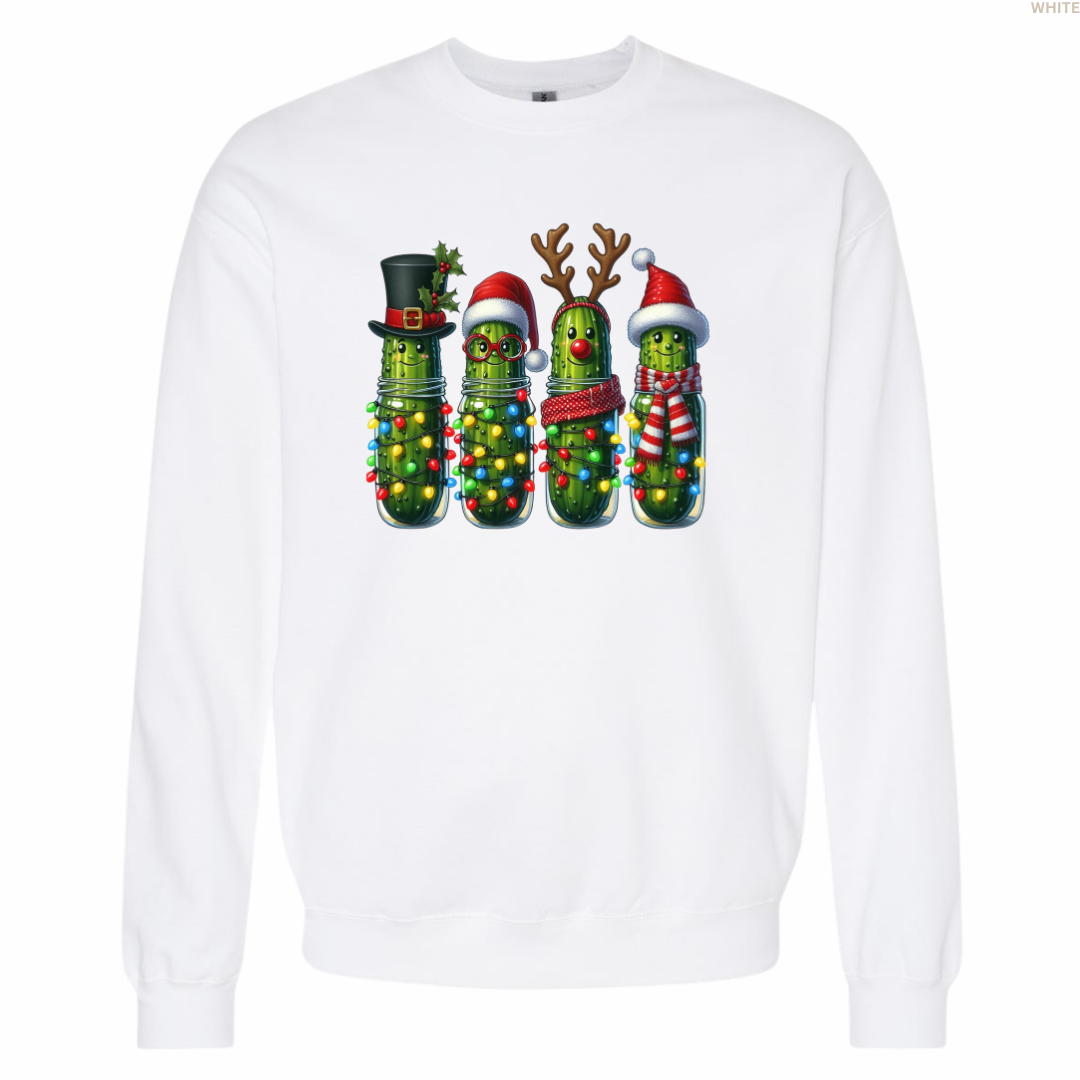 Christmas Pickle Unisex Crewneck Sweatshirt