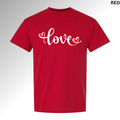 Love Valentine Graphic T-Shirt | Cute Heart Design Tee, Hoodie, Sweatshirt
