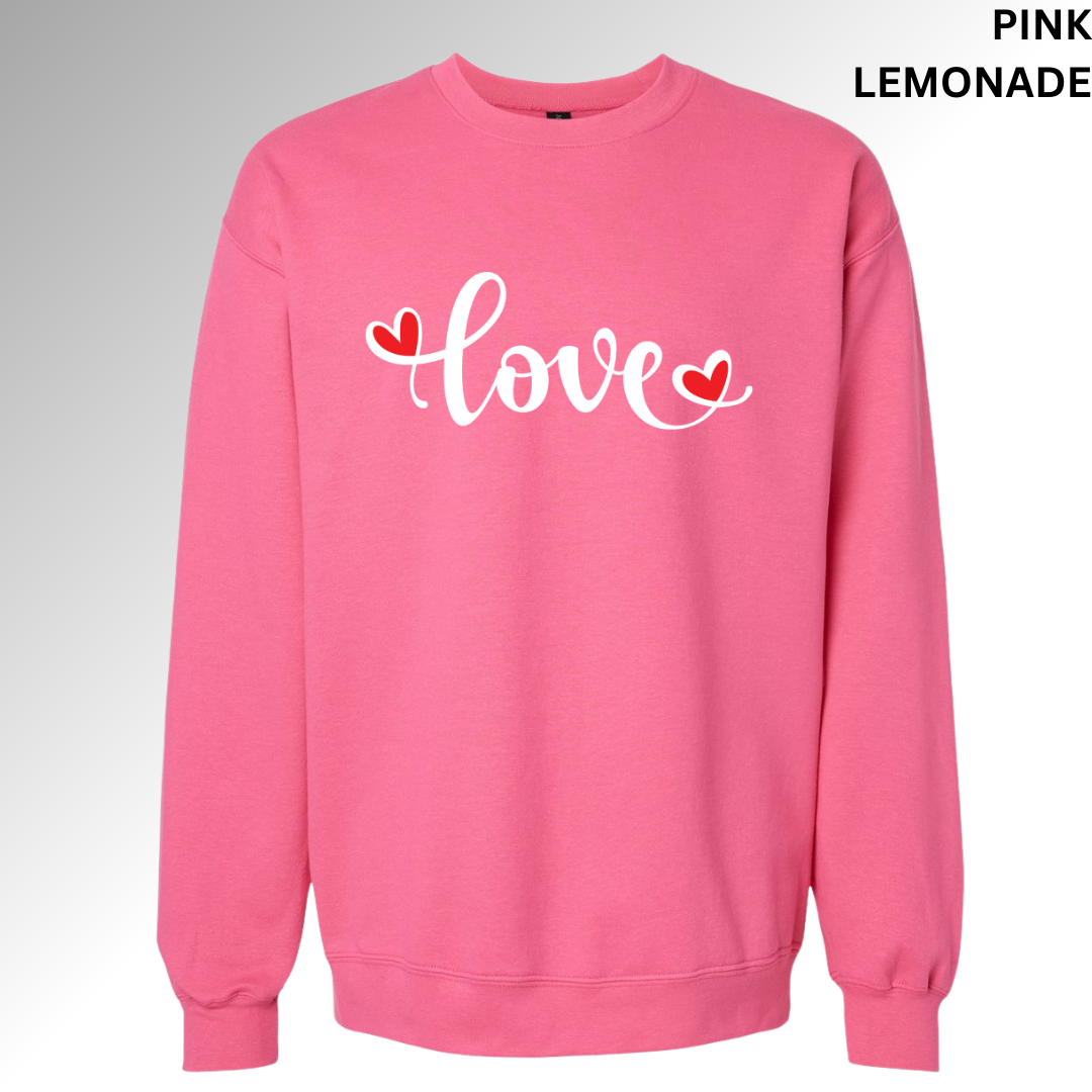 Love Valentine Graphic T-Shirt | Cute Heart Design Tee, Hoodie, Sweatshirt