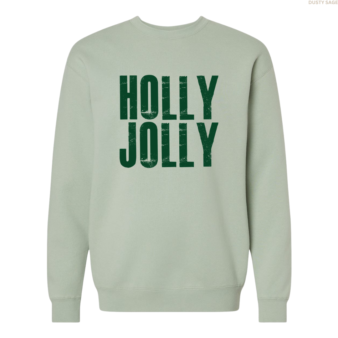 Holly Jolly Unisex Crewneck Sweatshirt