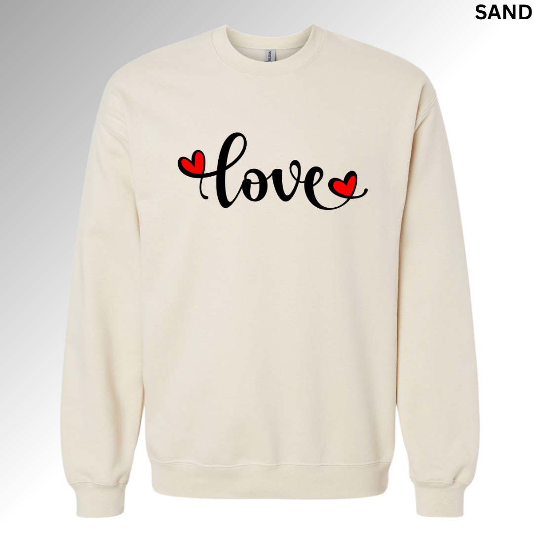 Love Valentine Graphic T-Shirt | Cute Heart Design Tee, Hoodie, Sweatshirt