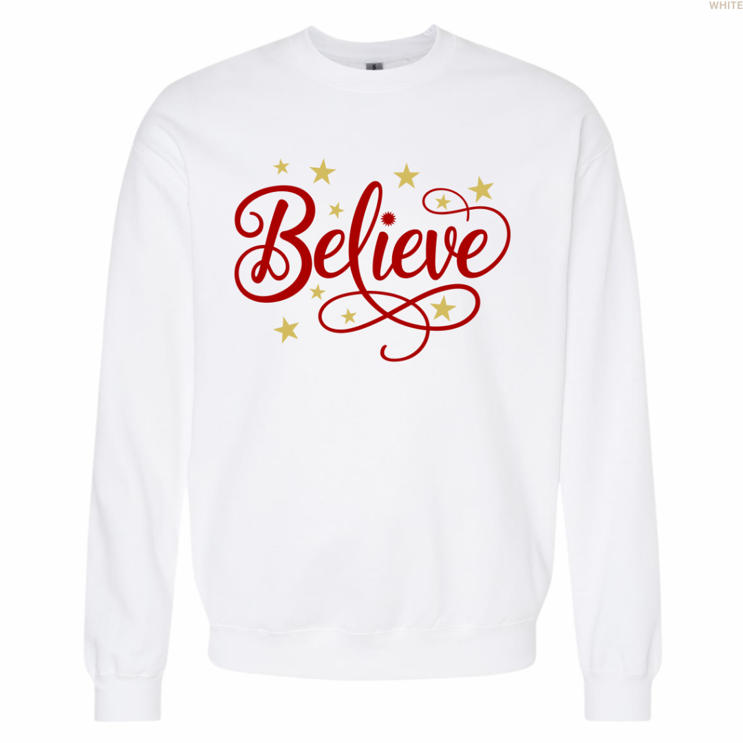 Just Believe Unisex Crewneck Sweatshirt