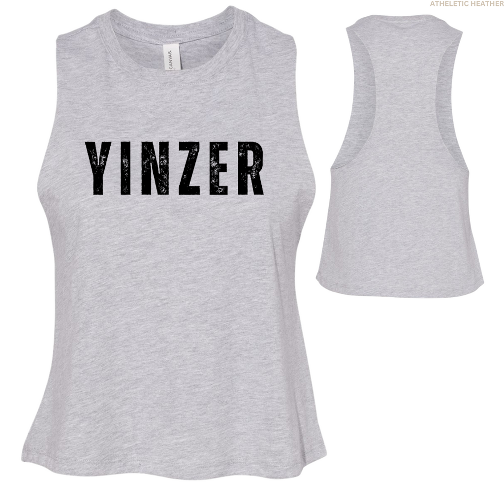 Yinzer Women's Racerback Cropped Tank