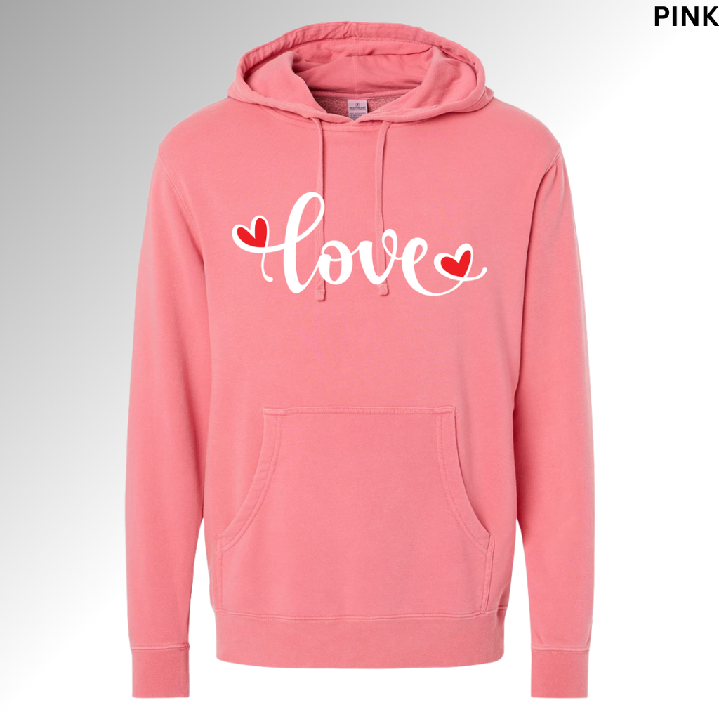 Love Valentine Graphic T-Shirt | Cute Heart Design Tee, Hoodie, Sweatshirt