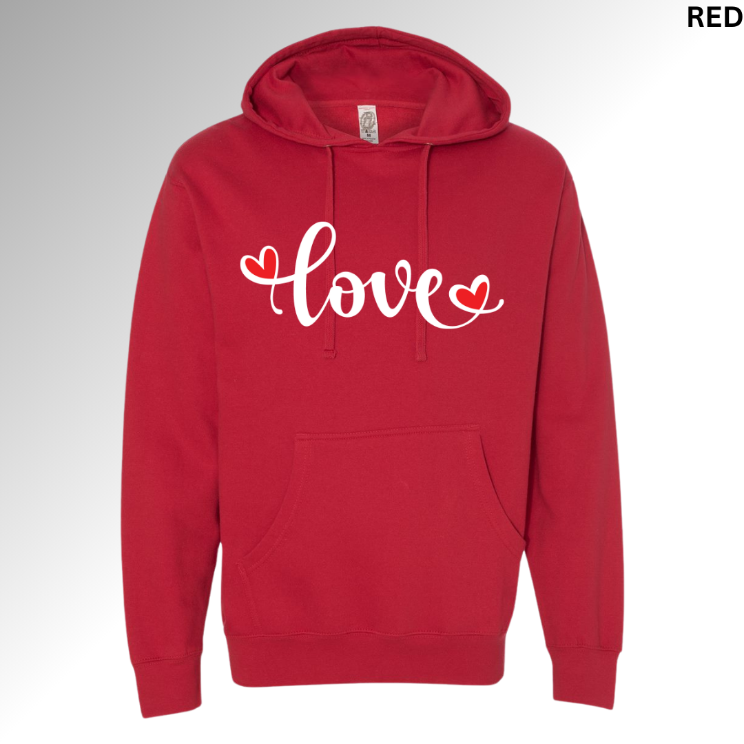 Love Valentine Graphic T-Shirt | Cute Heart Design Tee, Hoodie, Sweatshirt
