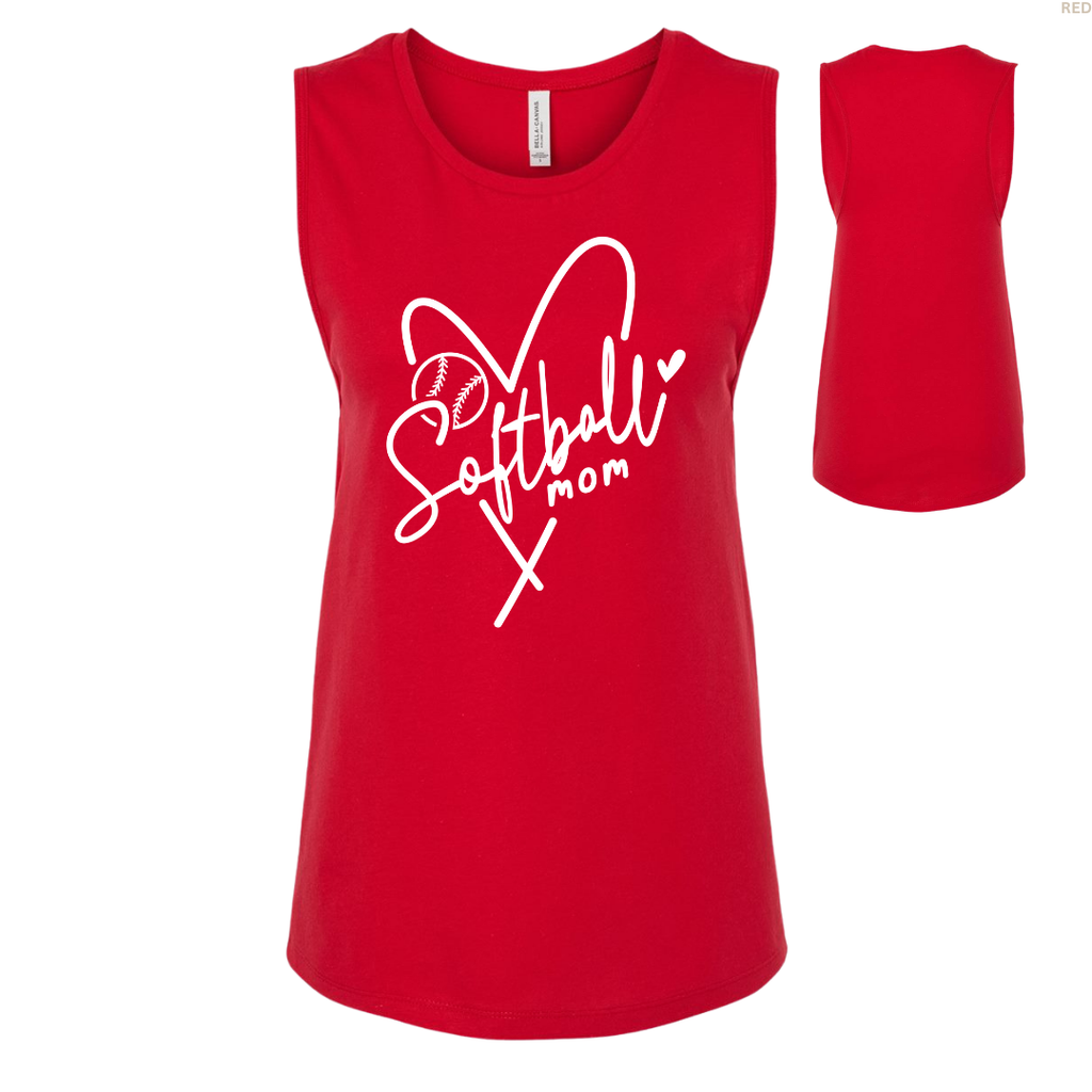 Softball Mom Women's Muscle Tank