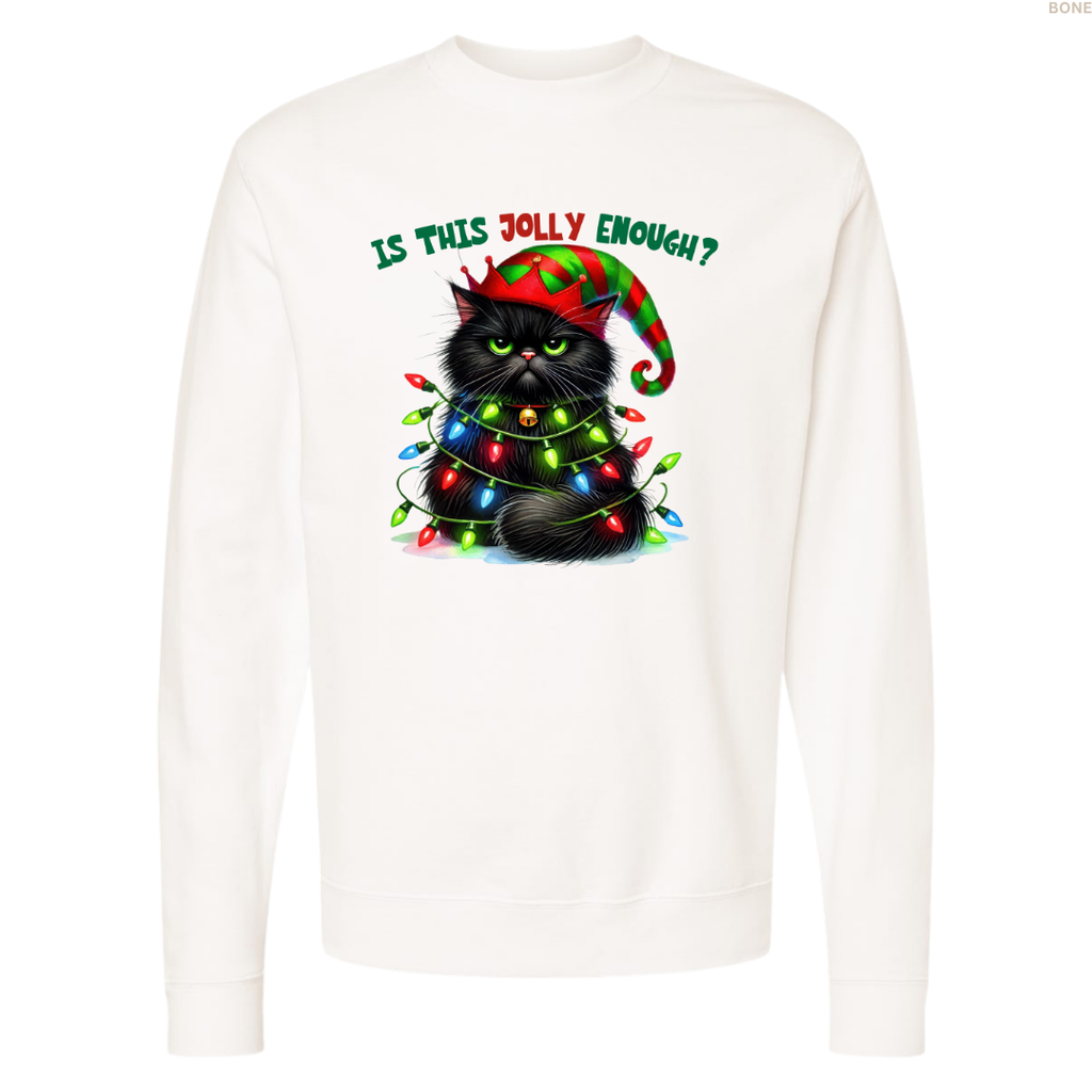 Jolly Enough? Unisex Crewneck Sweatshirt