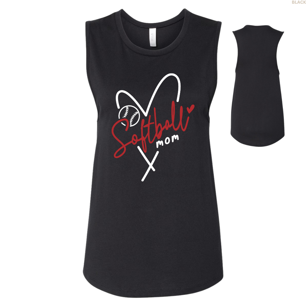 Softball Mom Women's Muscle Tank