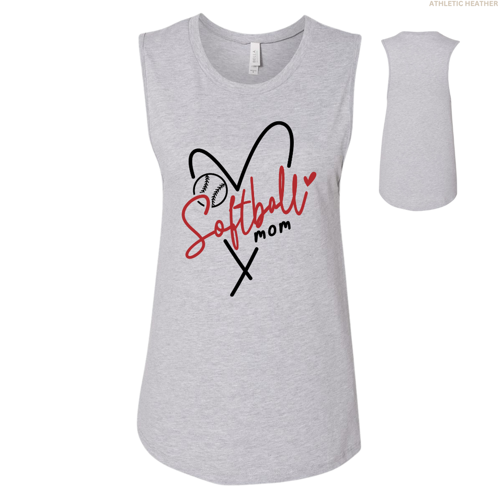 Softball Mom Women's Muscle Tank