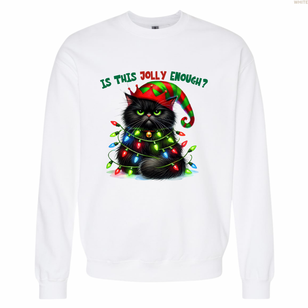 Jolly Enough? Unisex Crewneck Sweatshirt