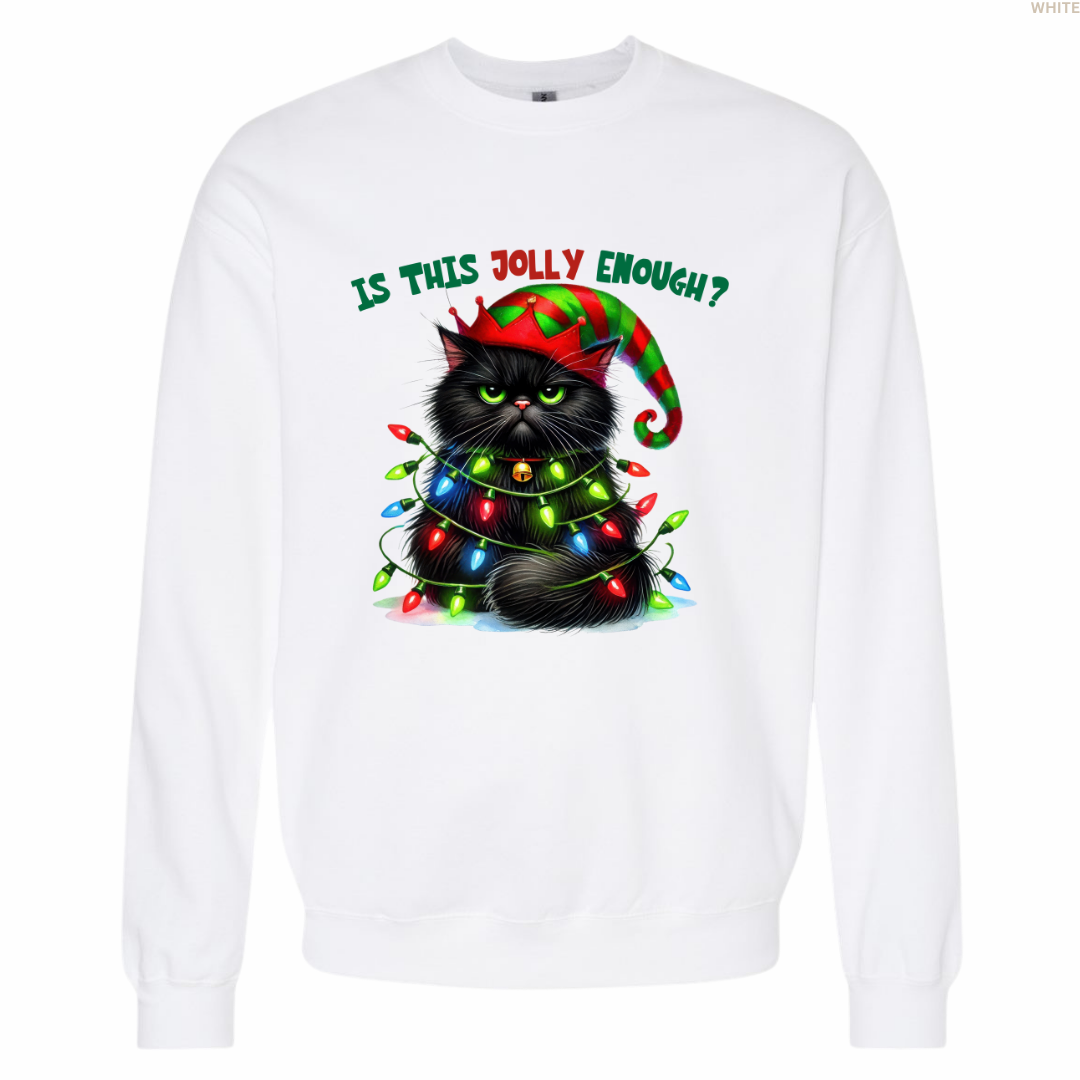 Jolly Enough? Unisex Crewneck Sweatshirt