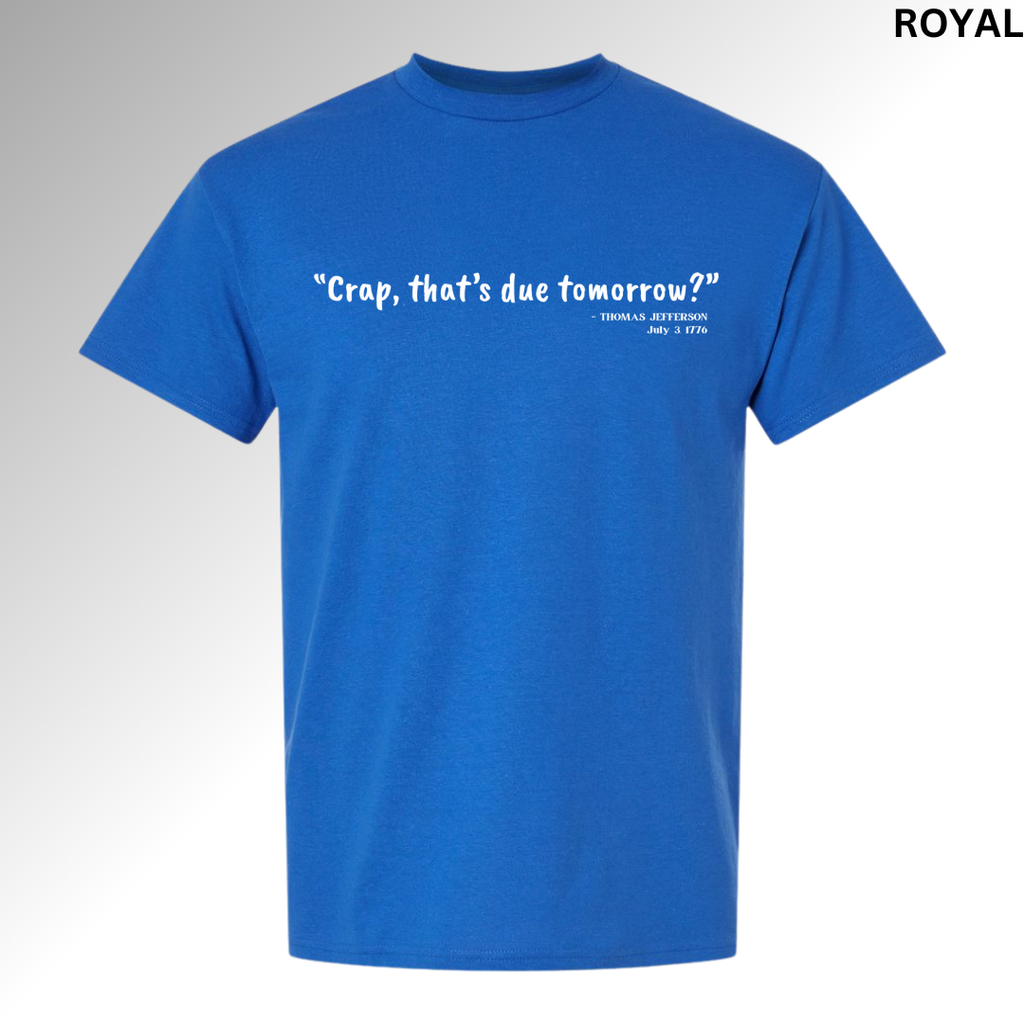 Crap, That's Due Tomorrow?