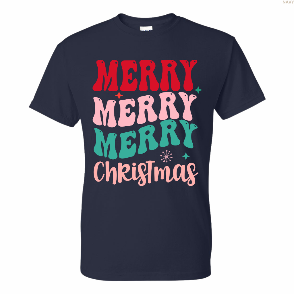Merry Merry Merry Christmas Unisex T-shirt