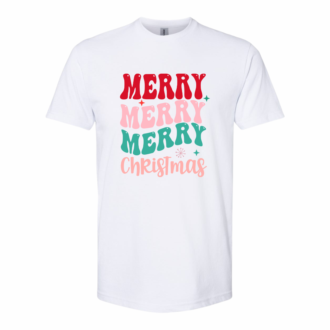 Merry Merry Merry Christmas Unisex T-shirt