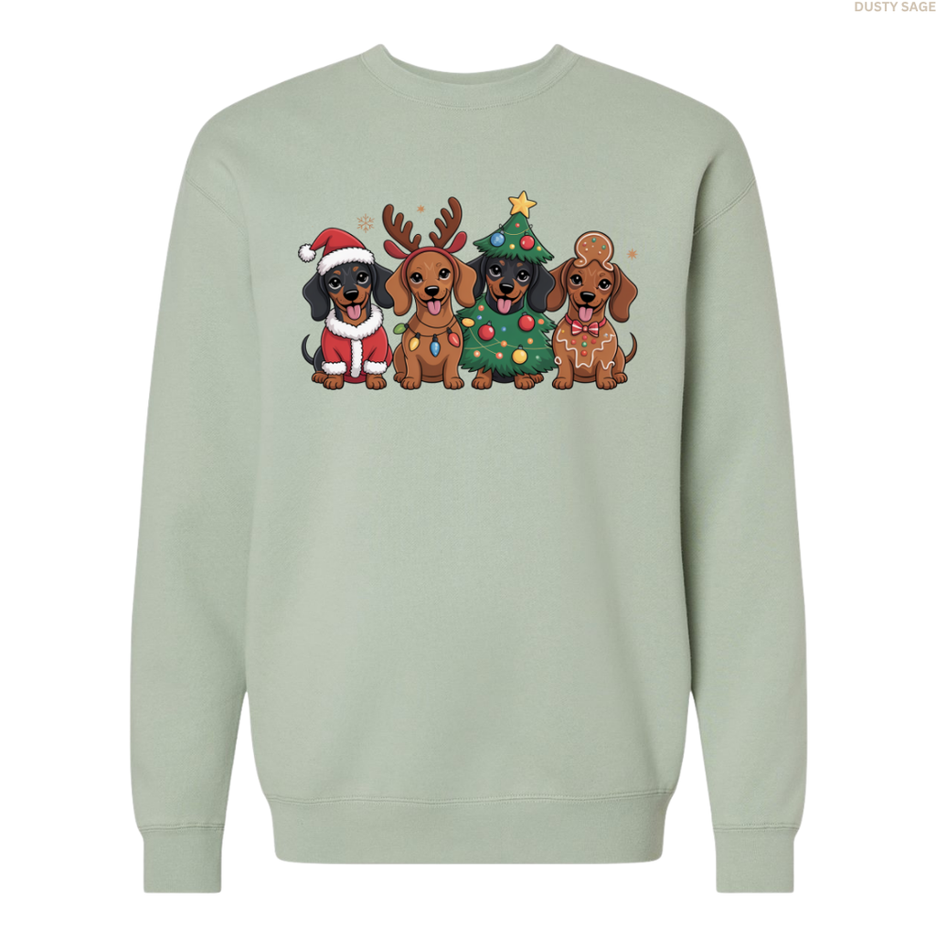 Doggy Christmas Unisex Crewneck Sweatshirt