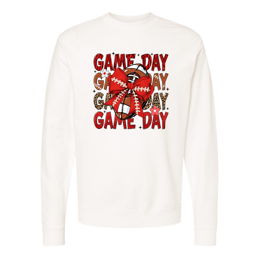 Football Game Day Crewneck Sweatshirt