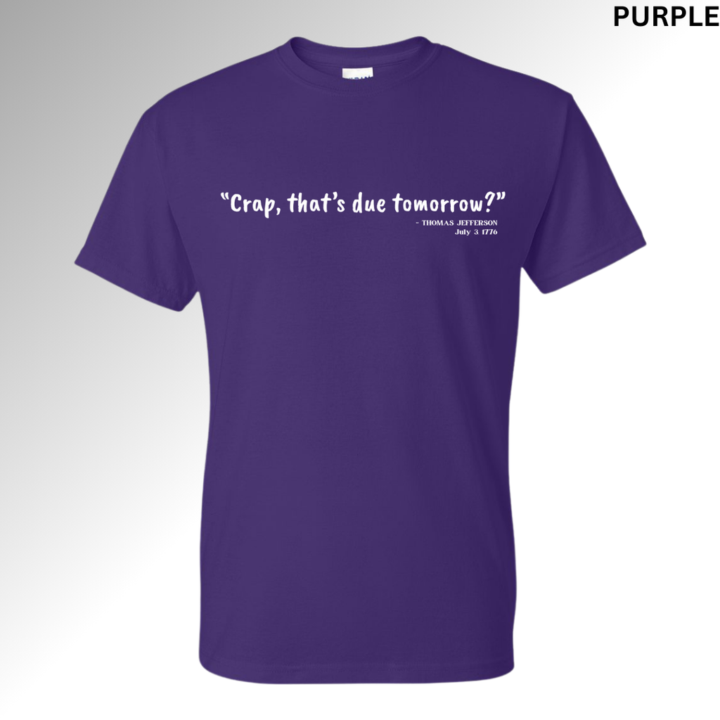 Crap, That's Due Tomorrow?