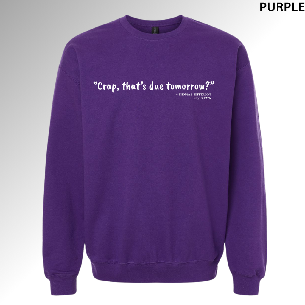 Crap, That's Due Tomorrow?