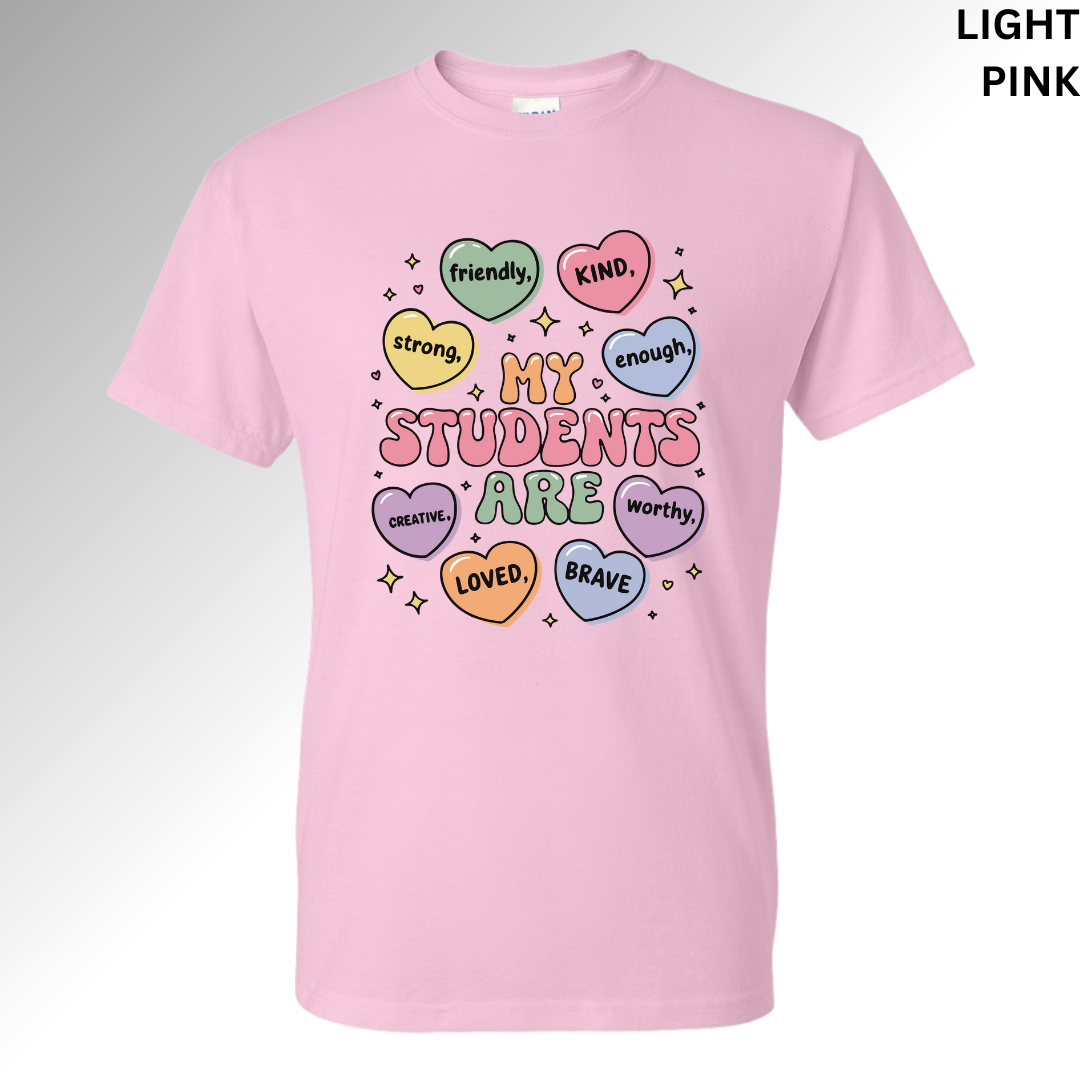 Sweet Hearts Valentine Sweatshirt | Candy Heart Graphic Crewneck