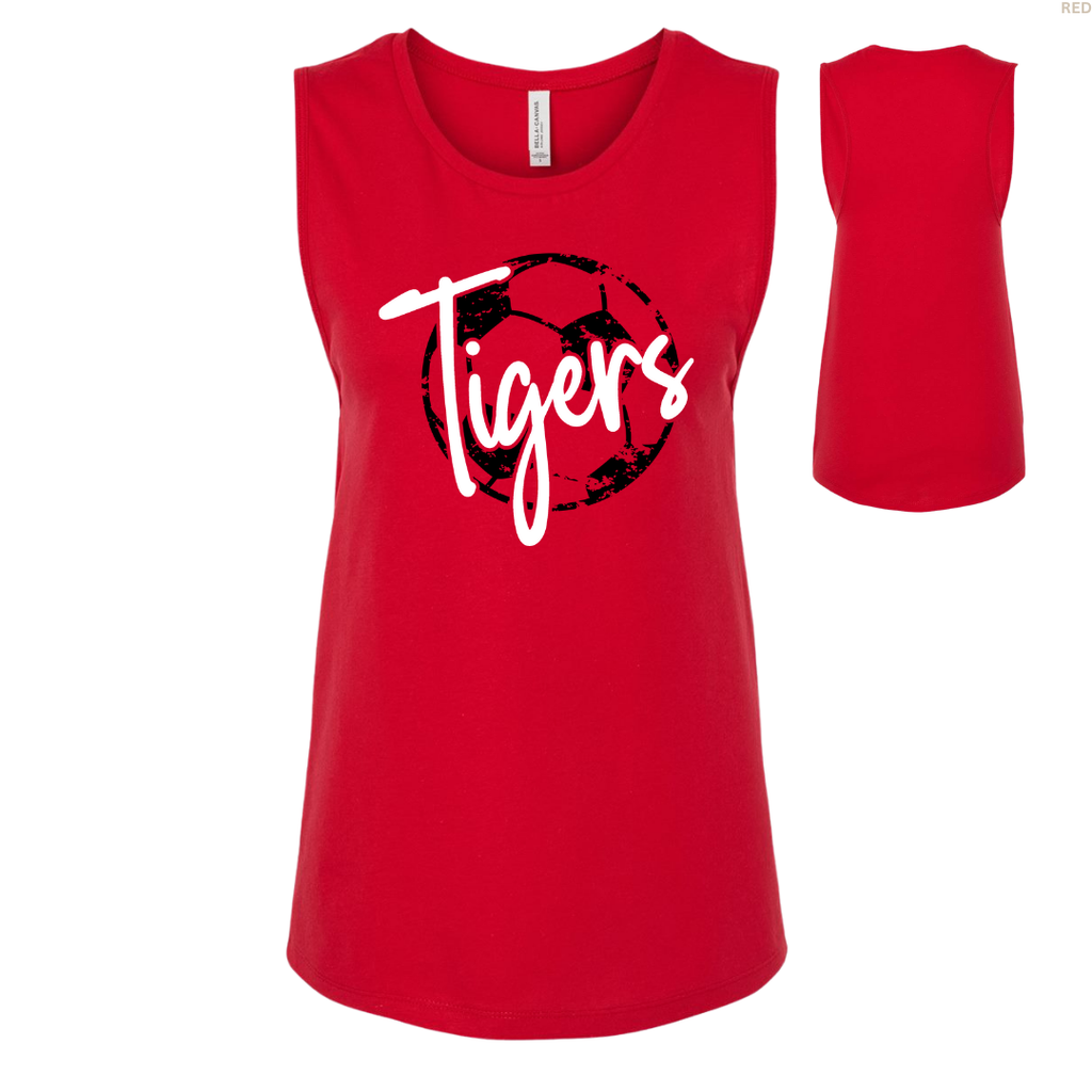 Tigers Soccer Women's Muscle Tank