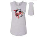 Tigers Soccer Women's Muscle Tank