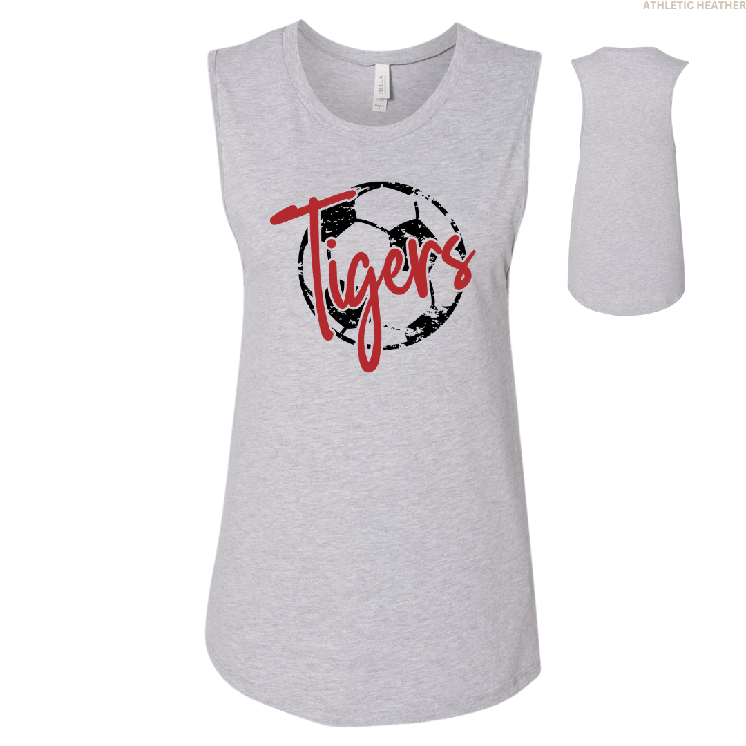 Tigers Soccer Women's Muscle Tank