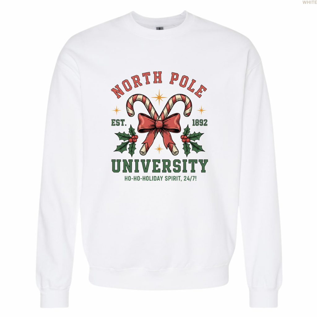 North Pole University Unisex Crewneck Sweatshirt