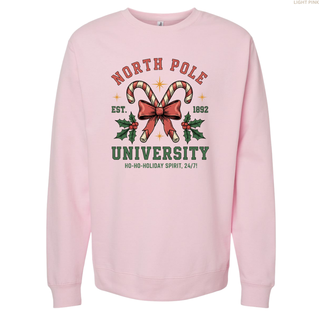 North Pole University Unisex Crewneck Sweatshirt