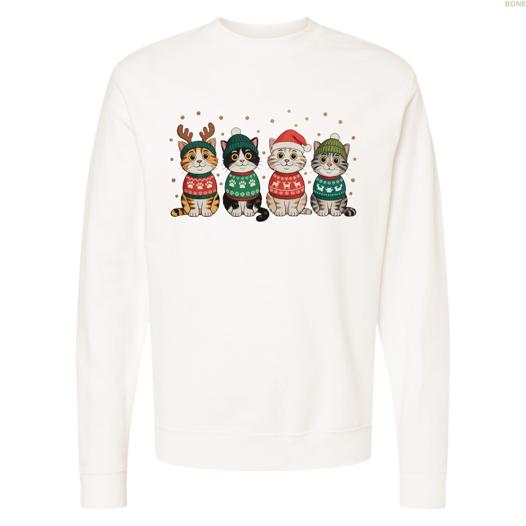 Meow-y Christmas Unisex Crewneck Sweatshirt