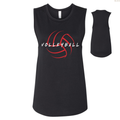 Volleyball Graphic Women's Muscle Tank