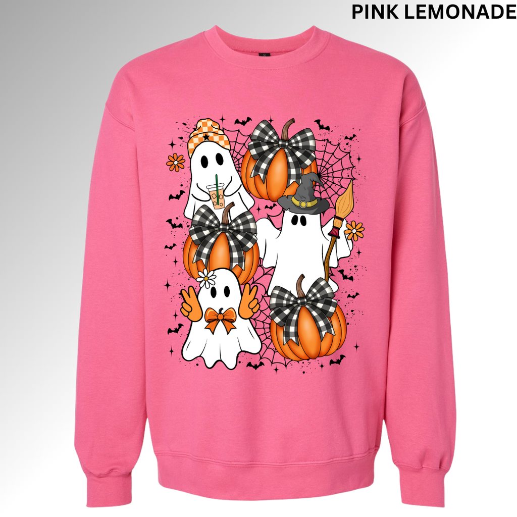 Retro Pumpkins and Ghosts