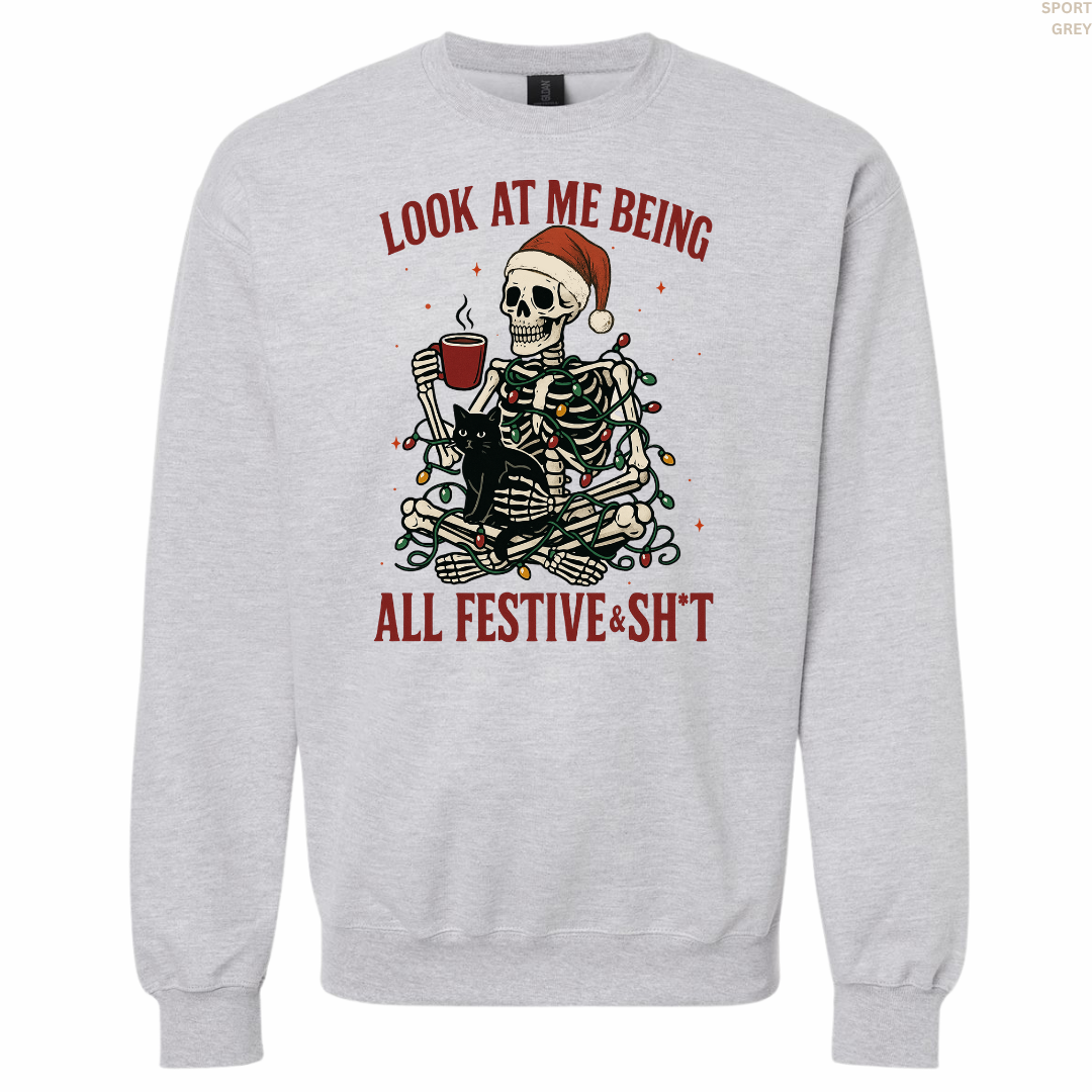Look at Me Unisex Crewneck Sweatshirt