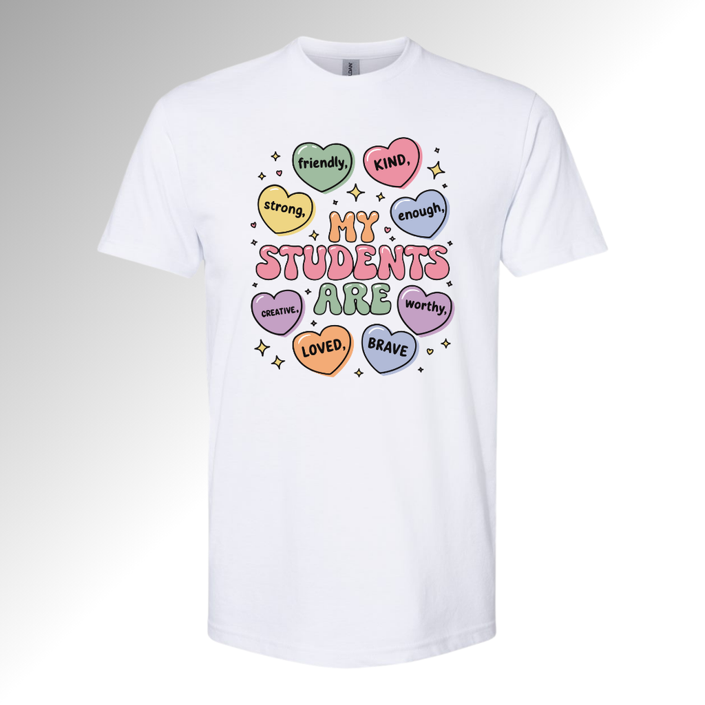 Sweet Hearts Valentine Sweatshirt | Candy Heart Graphic Crewneck
