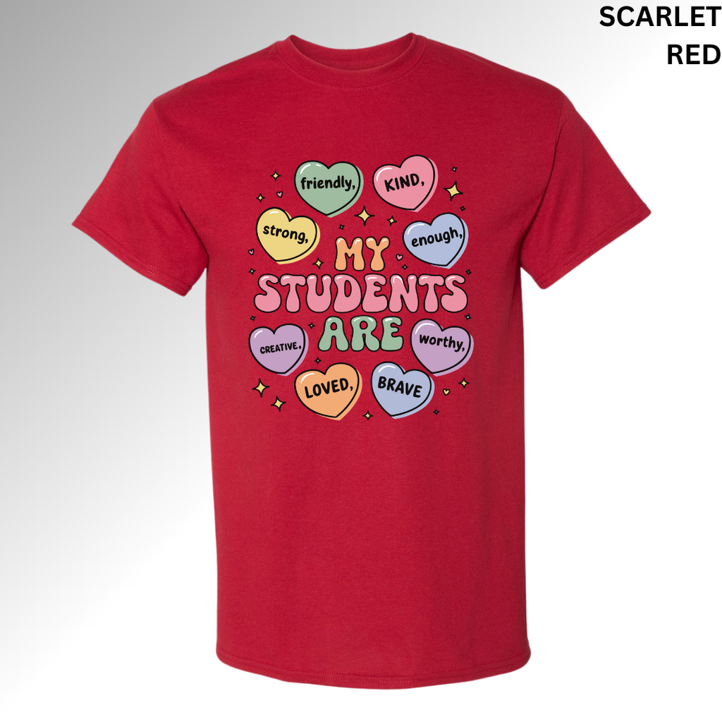 Sweet Hearts Valentine Sweatshirt | Candy Heart Graphic Crewneck