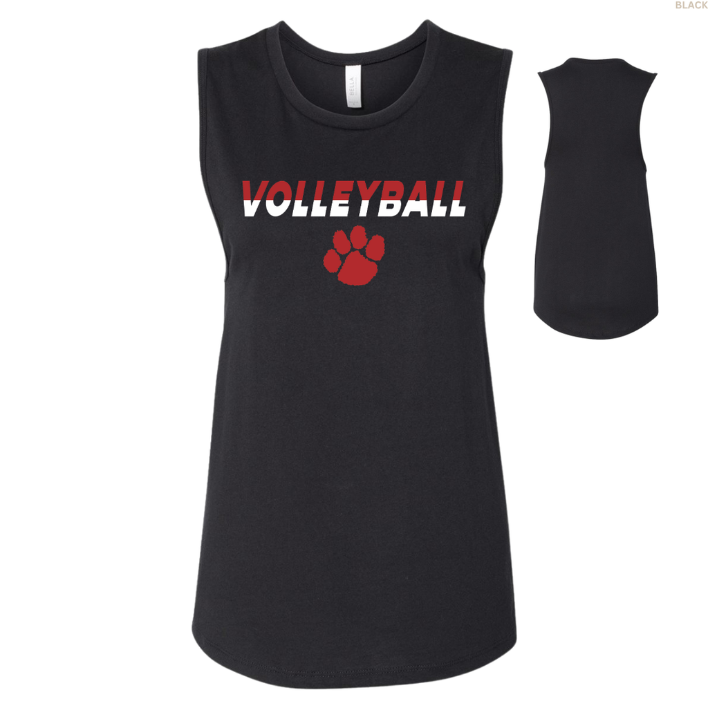 Volleyball Split Colors Women's Tanks