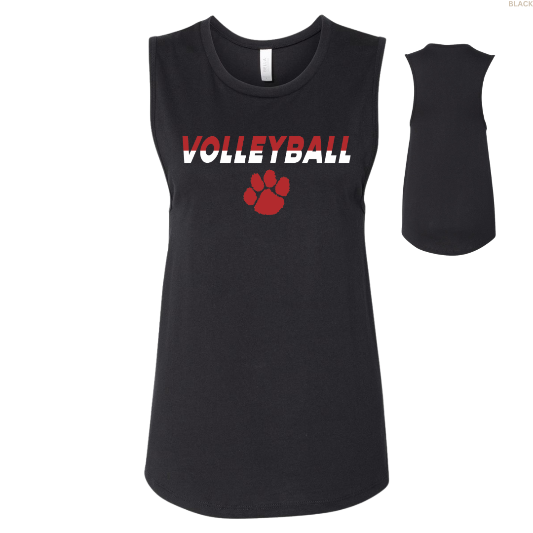 Volleyball Split Colors Women's Tanks