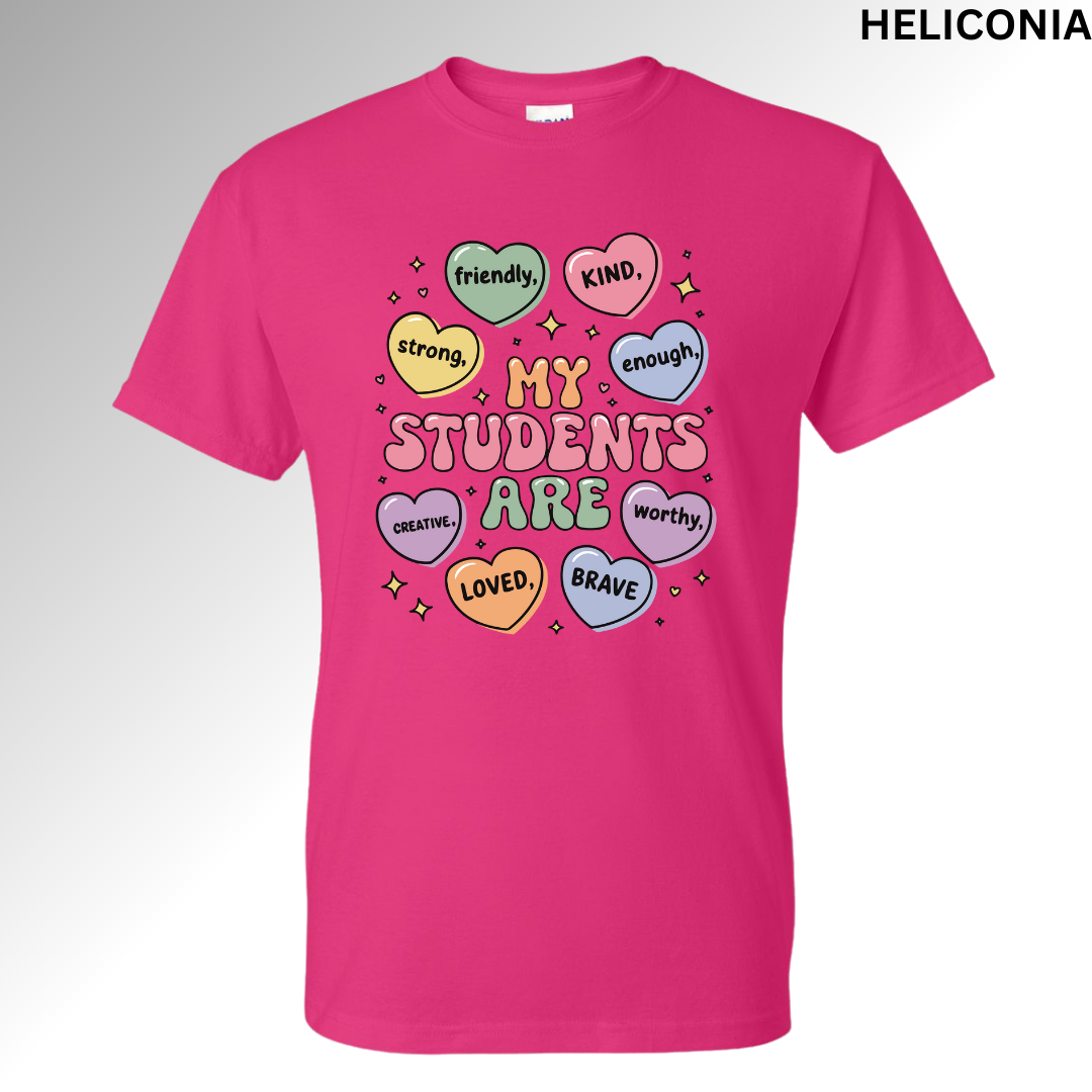 Sweet Hearts Valentine Sweatshirt | Candy Heart Graphic Crewneck