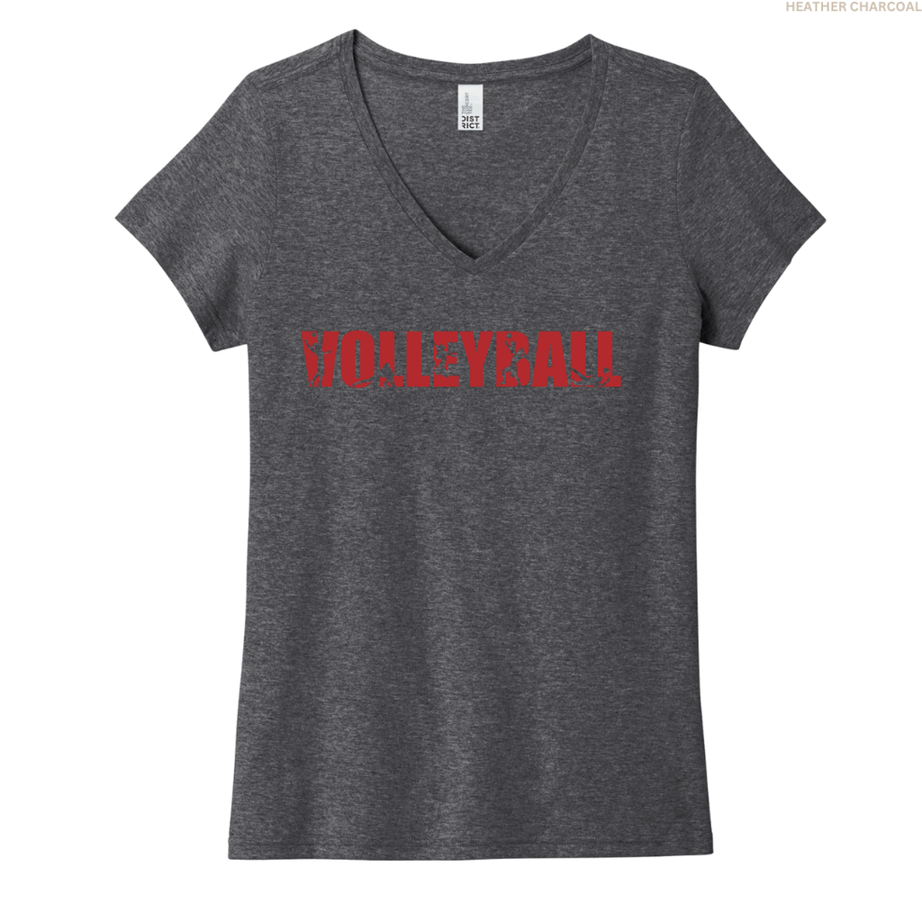 Volleyball Silhouette Women's V-neck