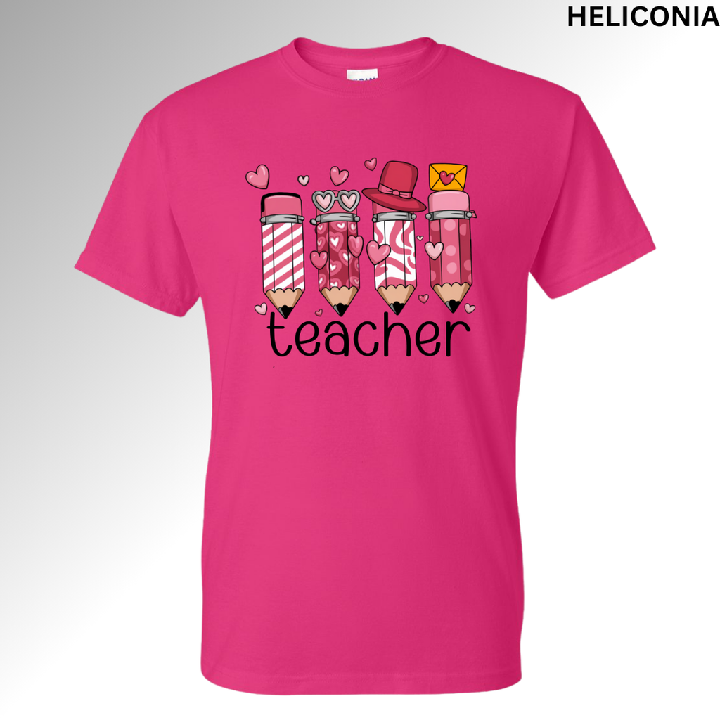 Teacher Pencils Valentine Sweatshirt | Cute Classroom Love Crewneck