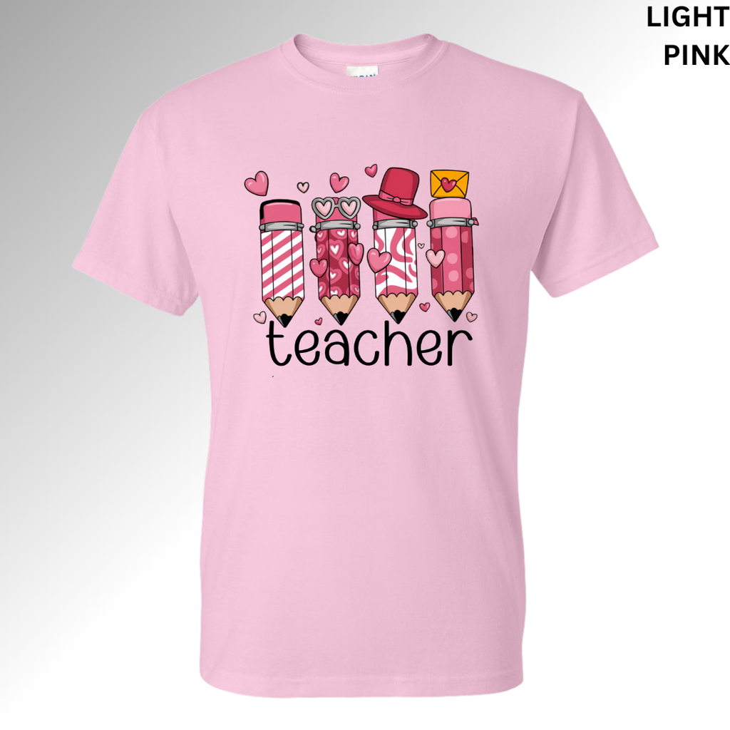 Teacher Pencils Valentine Sweatshirt | Cute Classroom Love Crewneck