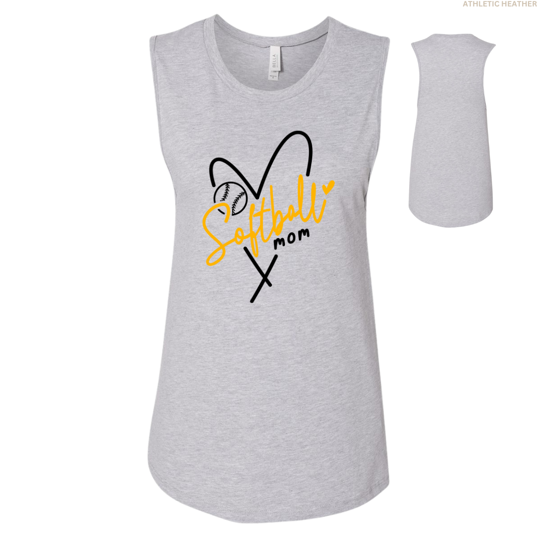 Softball Mom Women's Muscle Tank