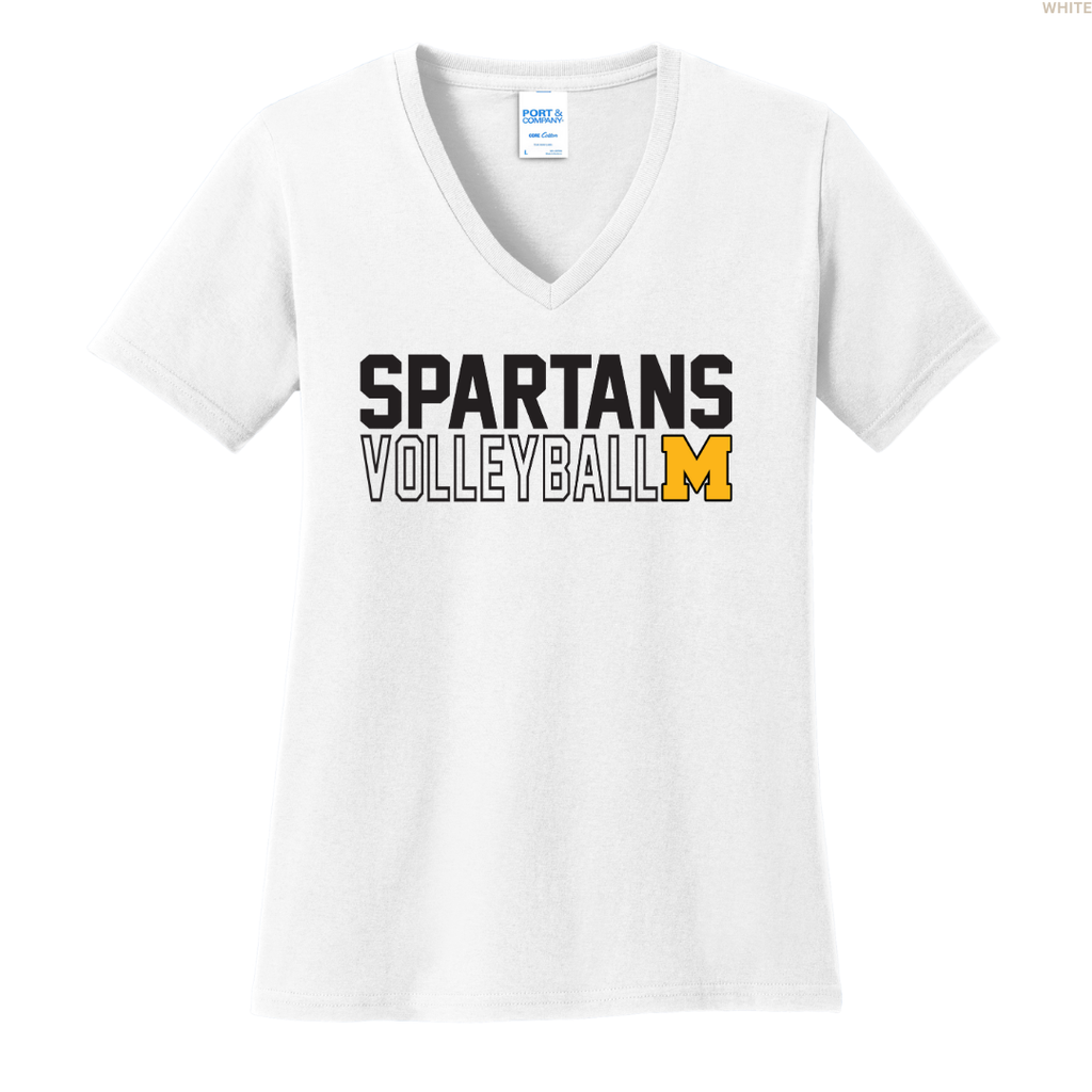 Spartans Volleyball Women's V-neck