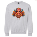 Turkey with a Bow Youth Crewneck Sweatshirt