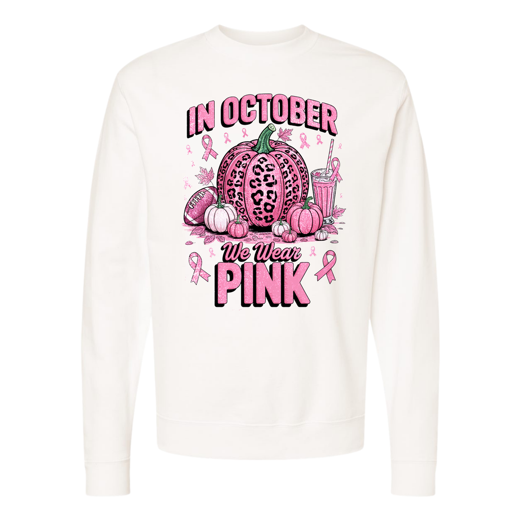 We Wear Pink Crewneck Sweatshirt