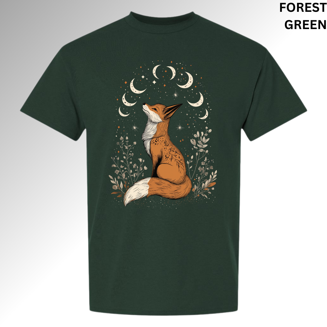 Fox Under the Moon