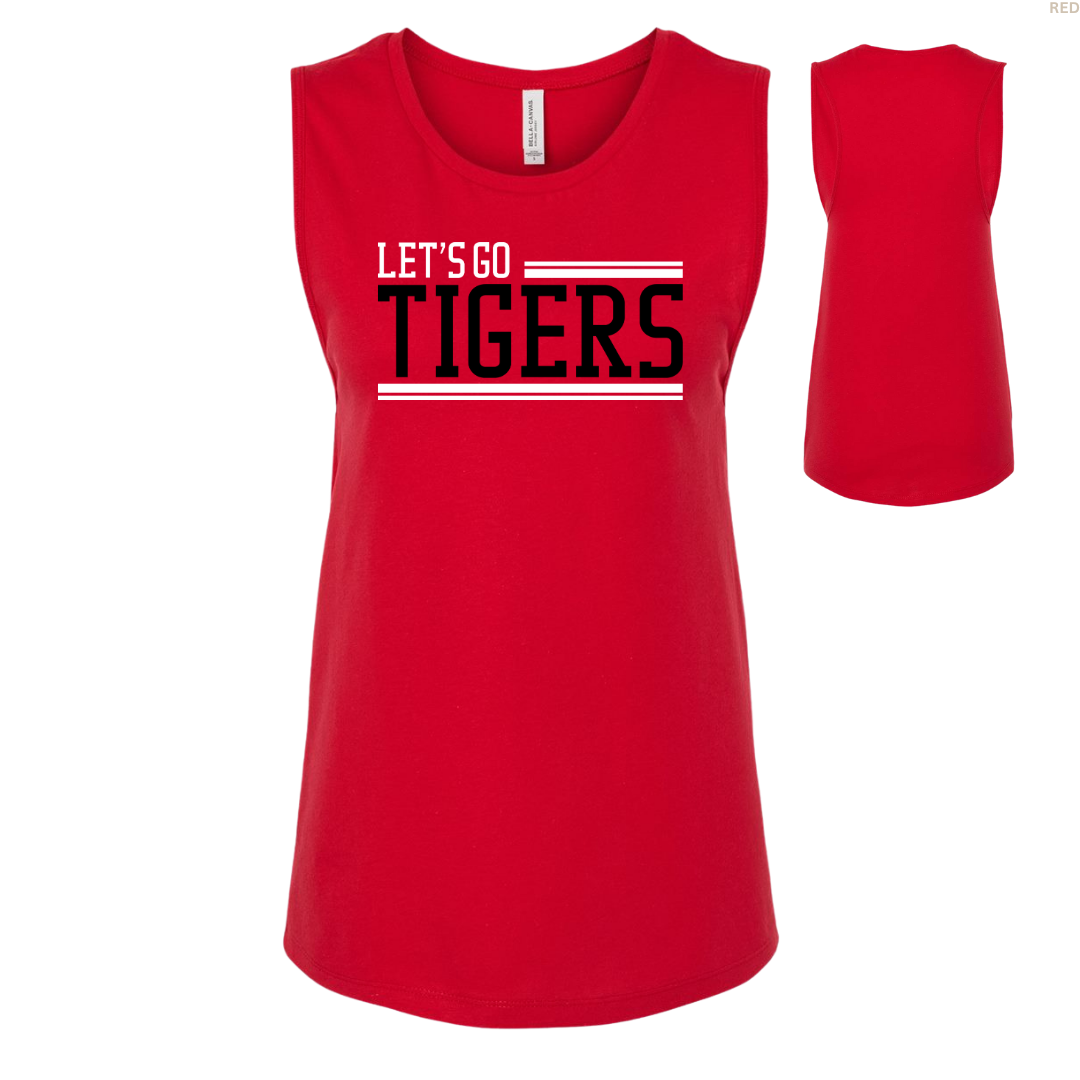 Let's Go Tigers Women's Muscle Tank Top