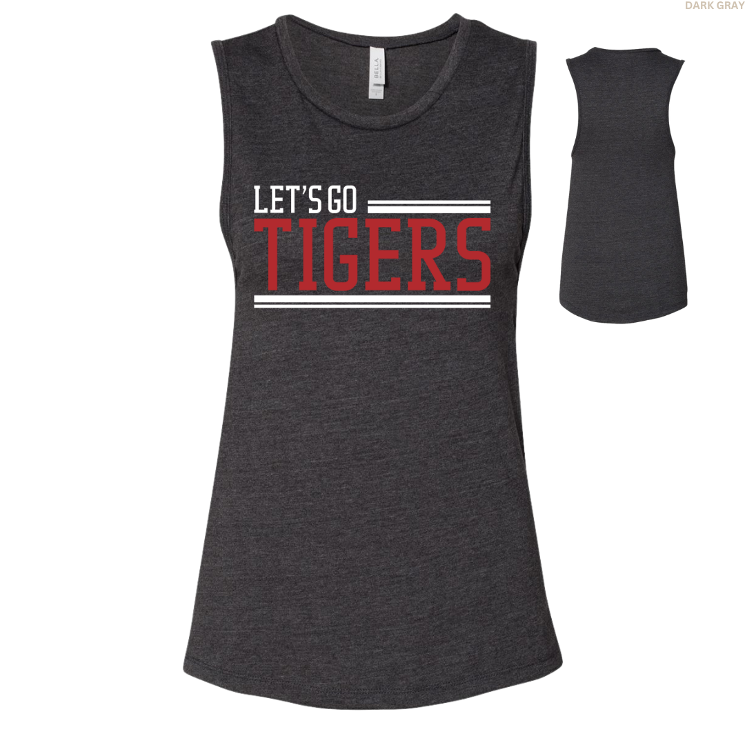 Let's Go Tigers Women's Muscle Tank Top
