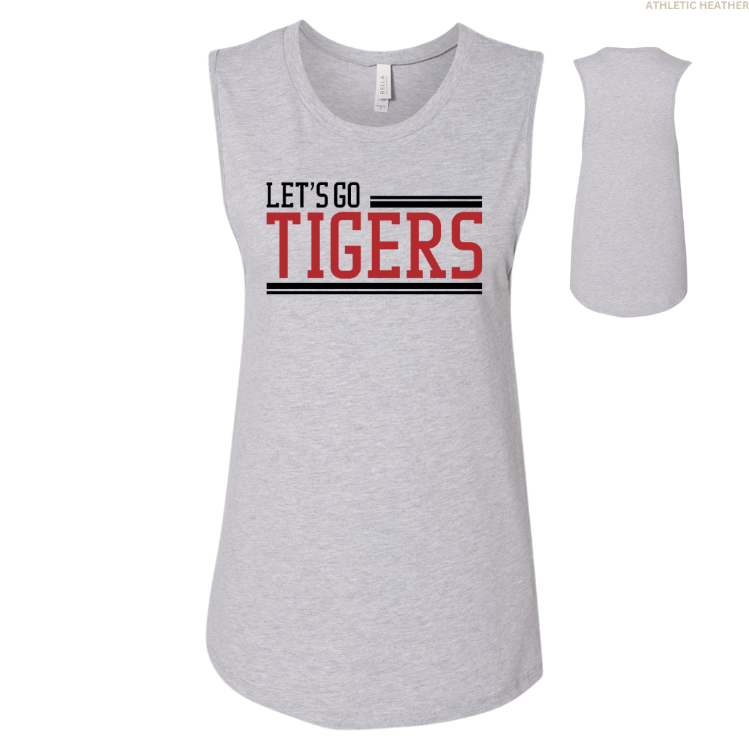Let's Go Tigers Women's Muscle Tank Top